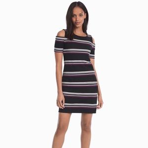 Shoulder cut-out dress